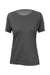 Anetik WSBRZS0 Womens Breeze Tech Short Sleeve Crewneck T-Shirt Heather Charcoal Grey Flat Front