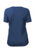 Anetik WSBRZS0 Womens Breeze Tech Short Sleeve Crewneck T-Shirt Heather Navy Blue Flat Back