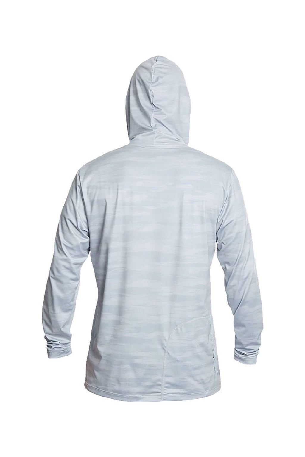 Anetik MVLPRH8 Mens Low Pro Tech Long Sleeve Hooded T-Shirt Hoodie Ice Blue Camo Flat Back