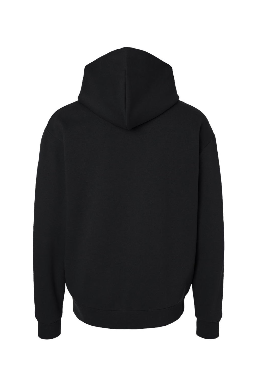 Independent Trading Company IND330BLV Mens Boulevard Heavyweight Hooded Sweatshirt Hoodie w/ Pouch Pocket Black Flat Back