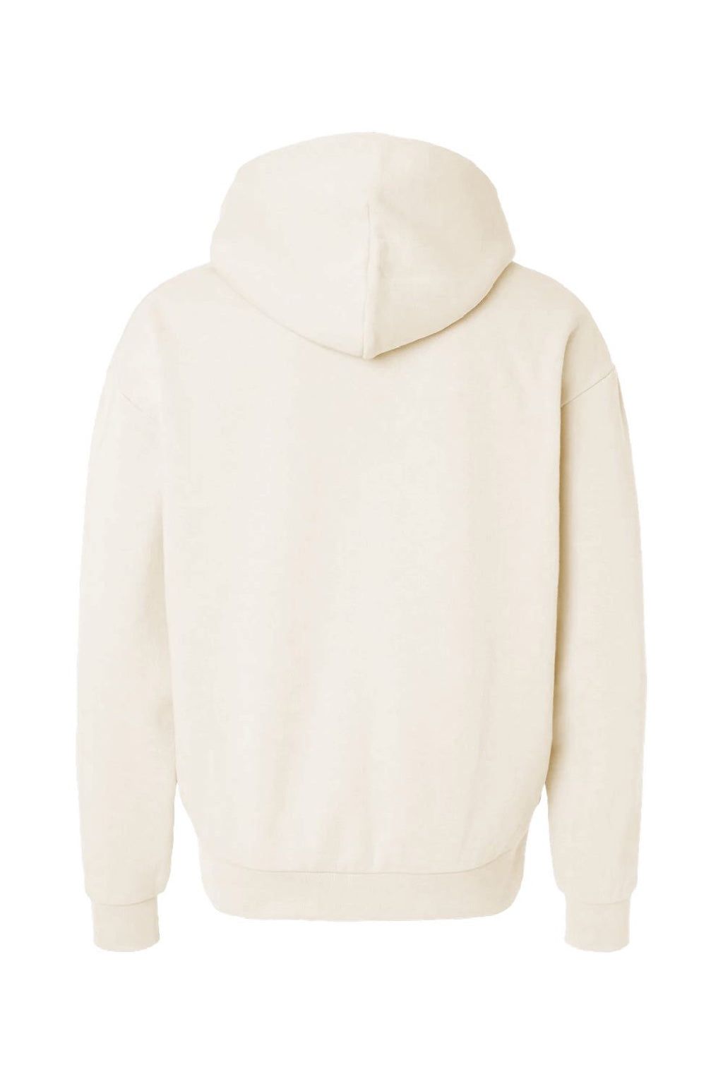 Independent Trading Company IND330BLV Mens Boulevard Heavyweight Hooded Sweatshirt Hoodie w/ Pouch Pocket Bone Flat Back