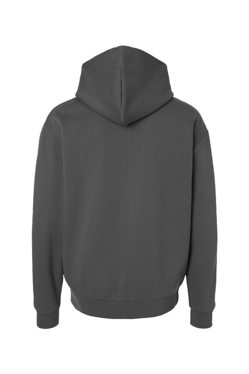 Independent Trading Company IND330BLV Mens Boulevard Heavyweight Hooded Sweatshirt Hoodie w/ Pouch Pocket Pigment Black Flat Back