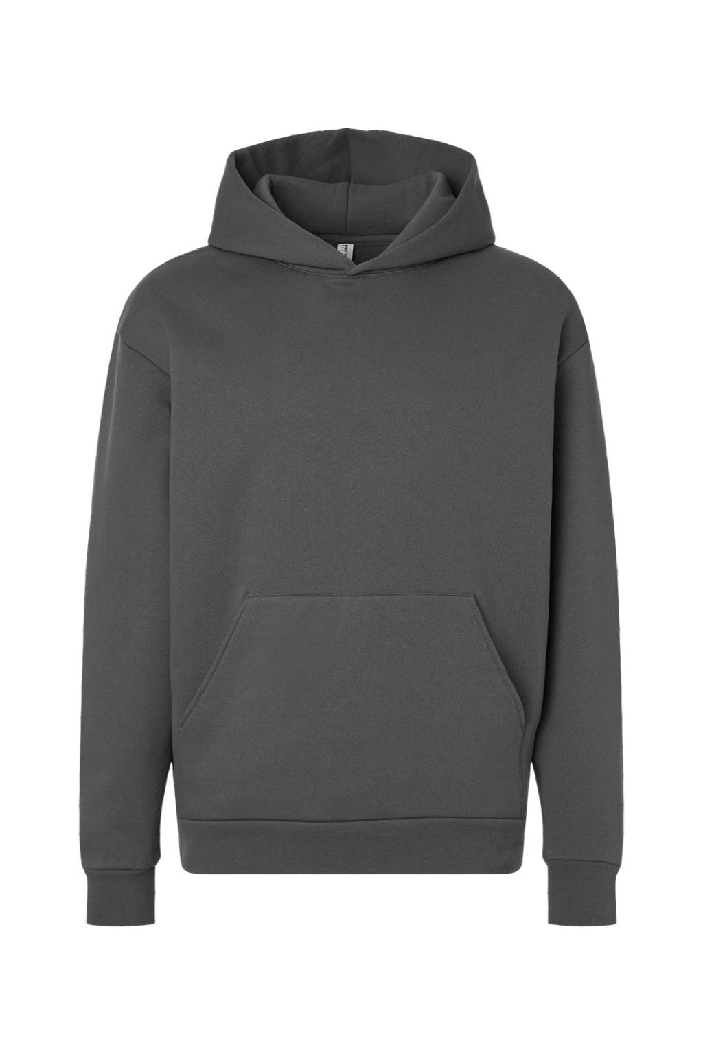Independent Trading Company IND330BLV Mens Boulevard Heavyweight Hooded Sweatshirt Hoodie w/ Pouch Pocket Pigment Black Flat Front