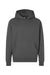 Independent Trading Company IND330BLV Mens Boulevard Heavyweight Hooded Sweatshirt Hoodie w/ Pouch Pocket Pigment Black Flat Front
