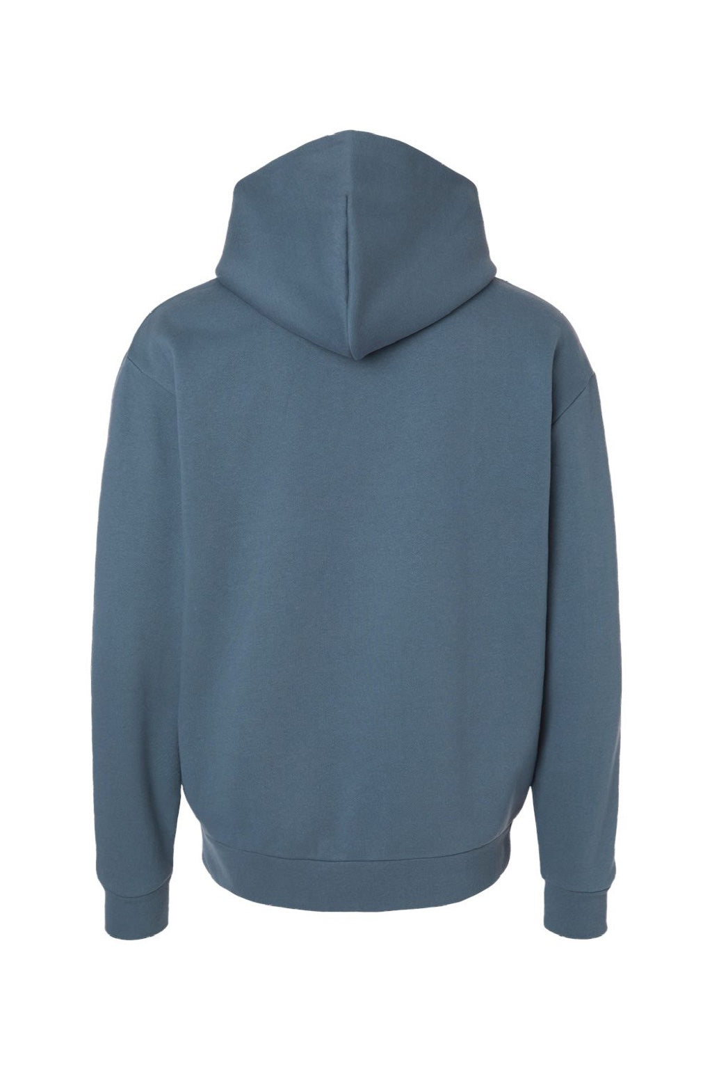 Independent Trading Company IND330BLV Mens Boulevard Heavyweight Hooded Sweatshirt Hoodie w/ Pouch Pocket Storm Blue Flat Back