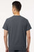 Jaanuu M10001 Unisex Holmes Everyday 1 Pocket V-Neck Scrub Top Carbon Grey Model Back