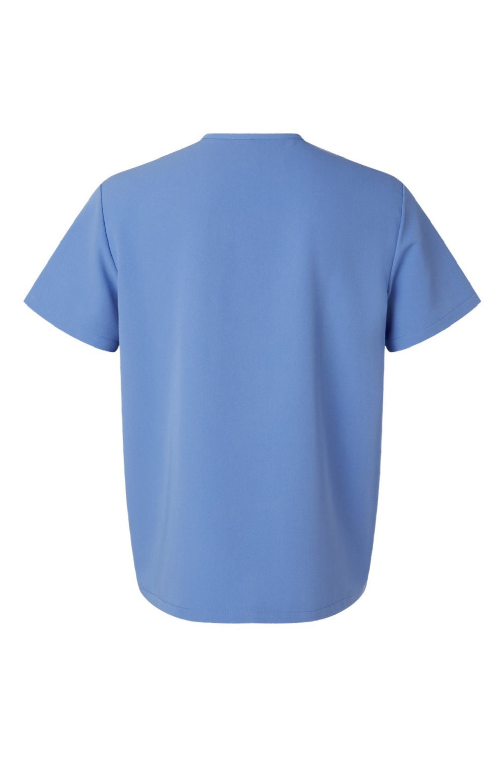 Jaanuu M10001 Unisex Holmes Everyday 1 Pocket V-Neck Scrub Top Ceil Blue Flat Back