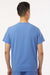 Jaanuu M10001 Unisex Holmes Everyday 1 Pocket V-Neck Scrub Top Ceil Blue Model Back