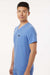 Jaanuu M10001 Unisex Holmes Everyday 1 Pocket V-Neck Scrub Top Ceil Blue Model Side