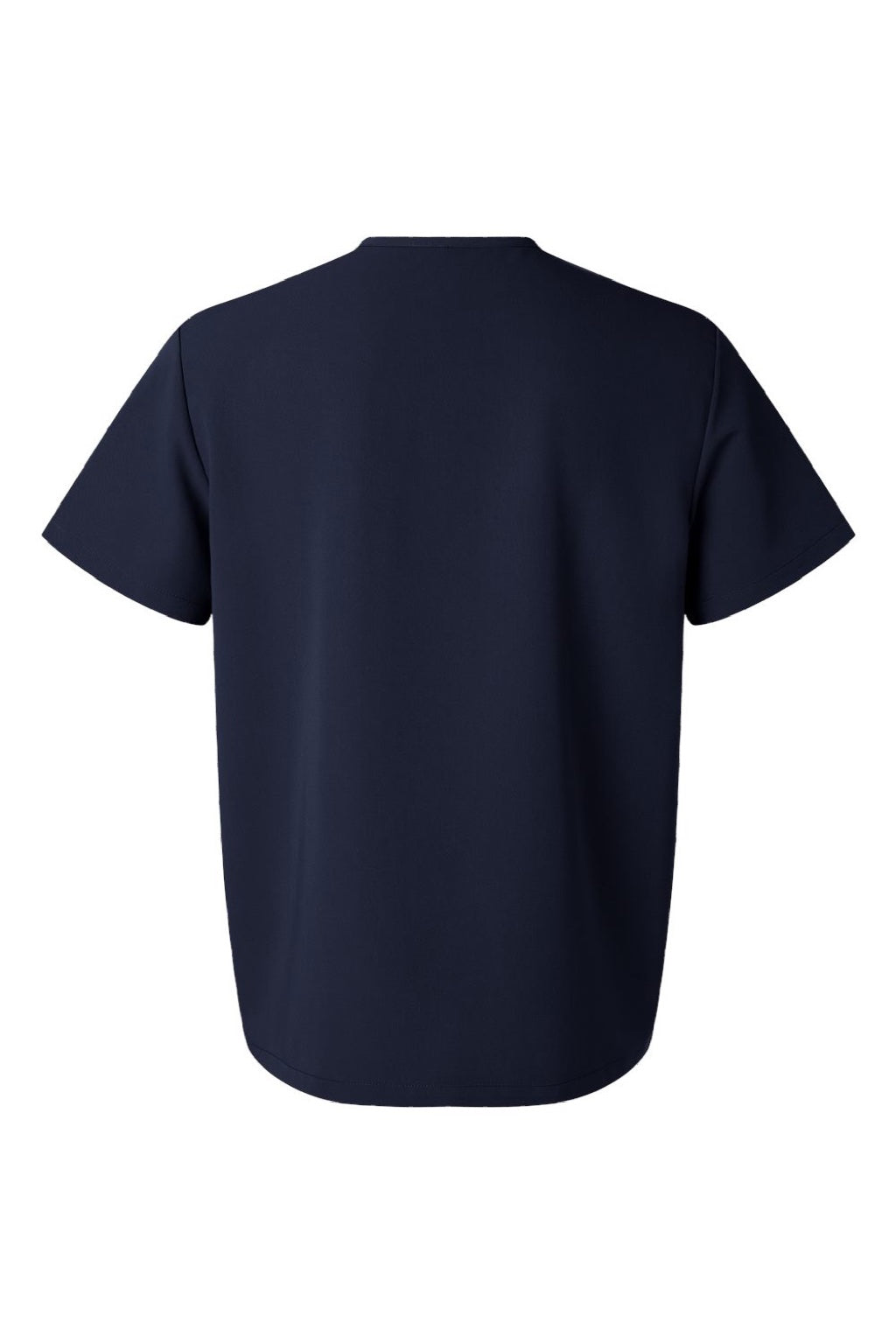 Jaanuu M10001 Unisex Holmes Everyday 1 Pocket V-Neck Scrub Top Midnight Navy Blue Flat Back