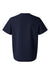 Jaanuu M10001 Unisex Holmes Everyday 1 Pocket V-Neck Scrub Top Midnight Navy Blue Flat Back