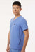 Jaanuu M10002 Unisex Platt 3 Pocket V-Neck Scrub Top Ceil Blue Model Side