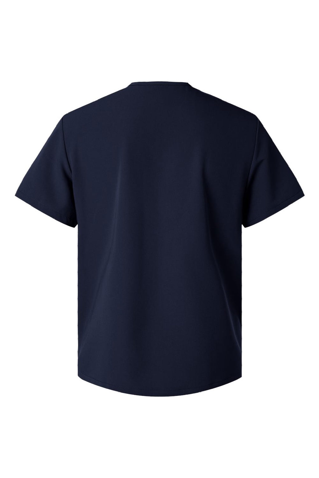 Jaanuu M10002 Unisex Platt 3 Pocket V-Neck Scrub Top Midnight Navy Blue Flat Back