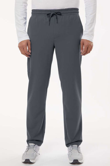 Jaanuu M20001 Unisex Rhodes Everyday Straight Leg Scrub Pants Carbon Grey Model Front