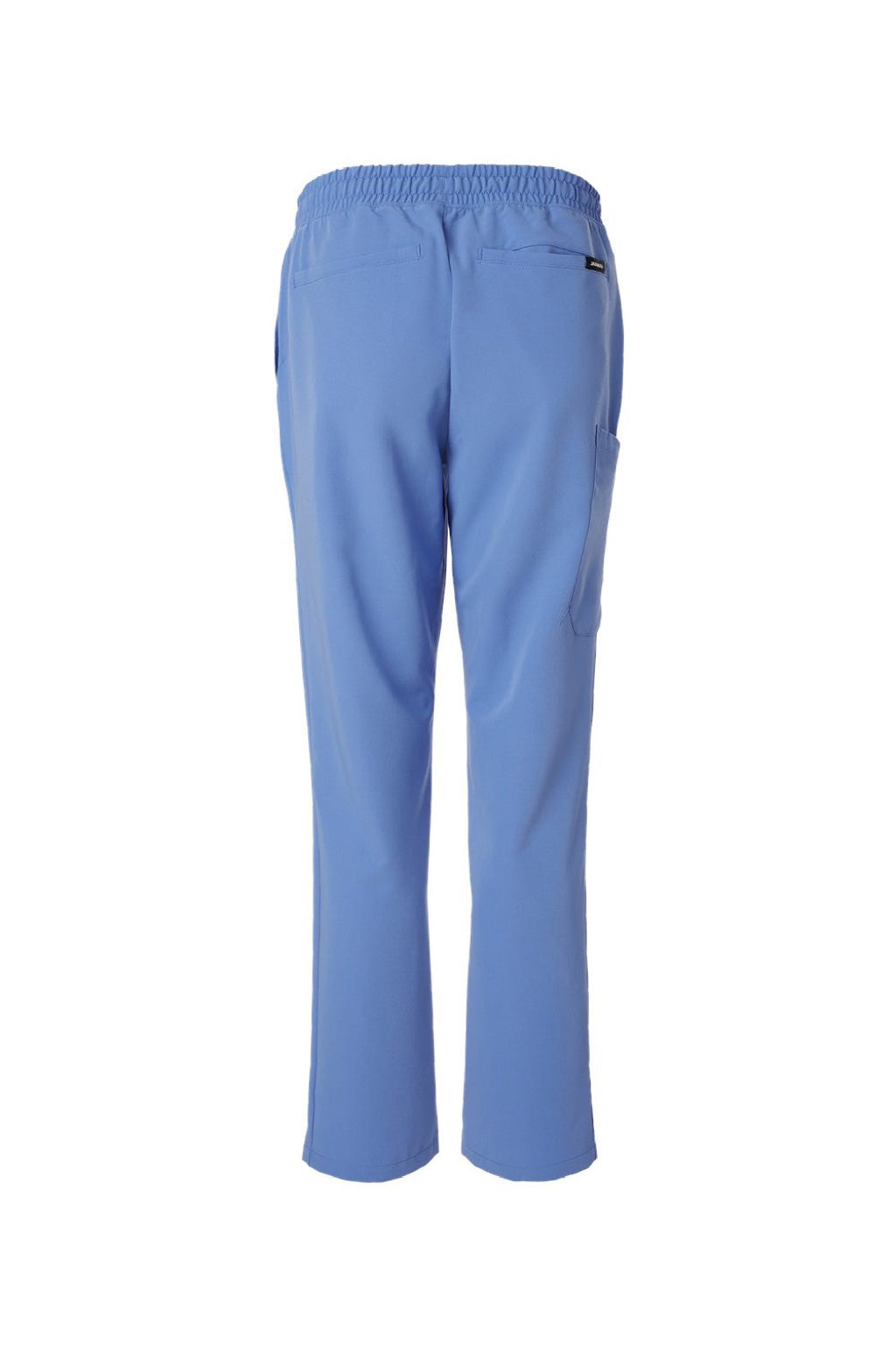 Jaanuu M20001 Unisex Rhodes Everyday Straight Leg Scrub Pants Ceil Blue Flat Back