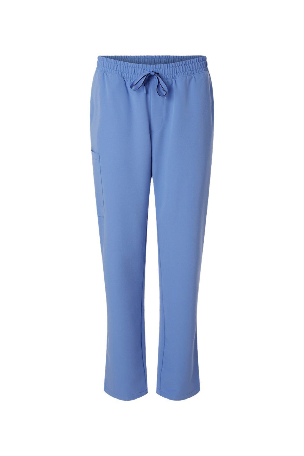 Jaanuu M20001 Unisex Rhodes Everyday Straight Leg Scrub Pants Ceil Blue Flat Front