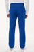Jaanuu M20001 Unisex Rhodes Everyday Straight Leg Scrub Pants Royal Blue Model Back