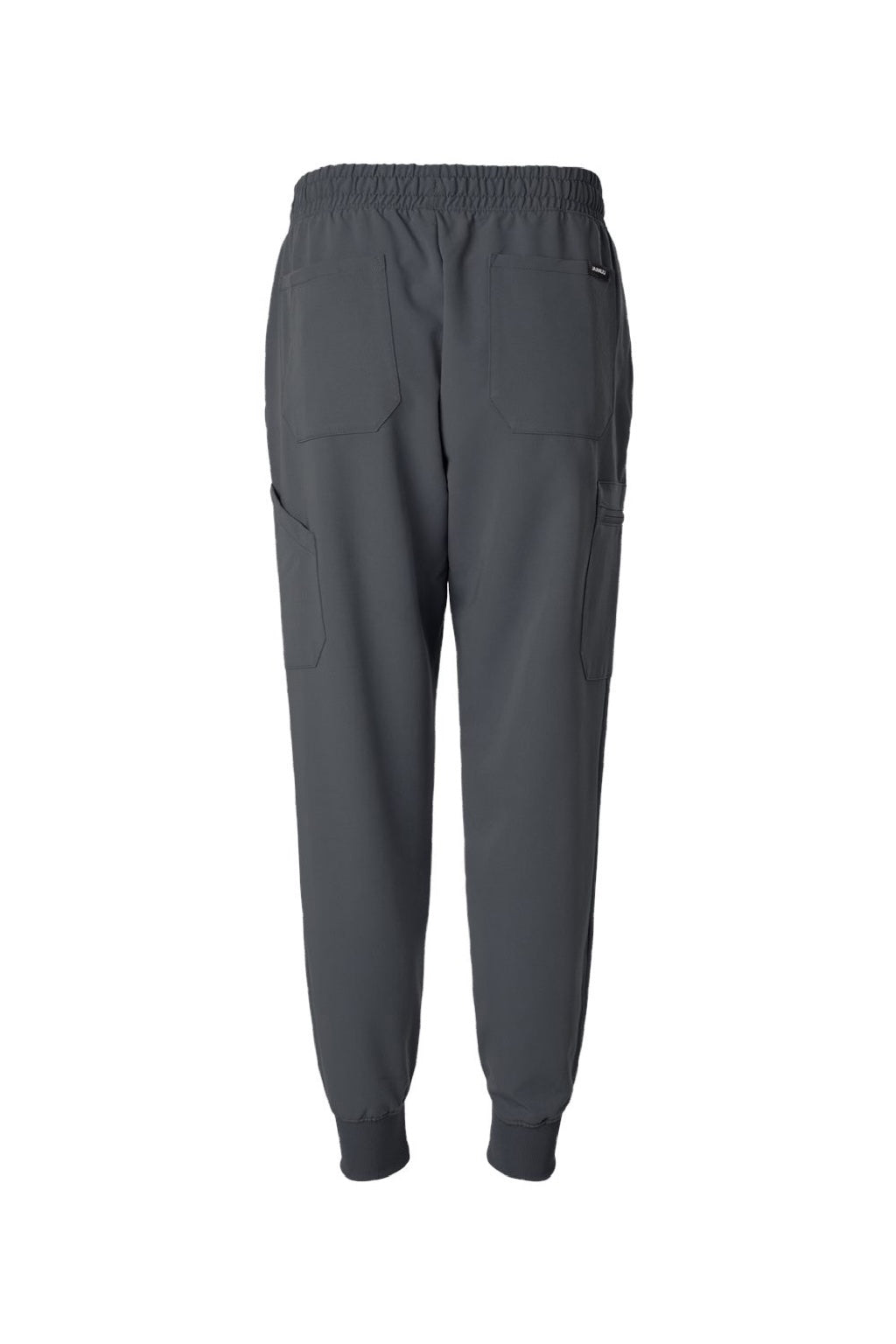 Jaanuu M20002 Unisex Osmo 8 Pocket Scrub Jogger Pants Carbon Grey Flat Back