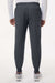 Jaanuu M20002 Unisex Osmo 8 Pocket Scrub Jogger Pants Carbon Grey Model Back