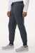 Jaanuu M20002 Unisex Osmo 8 Pocket Scrub Jogger Pants Carbon Grey Model Side