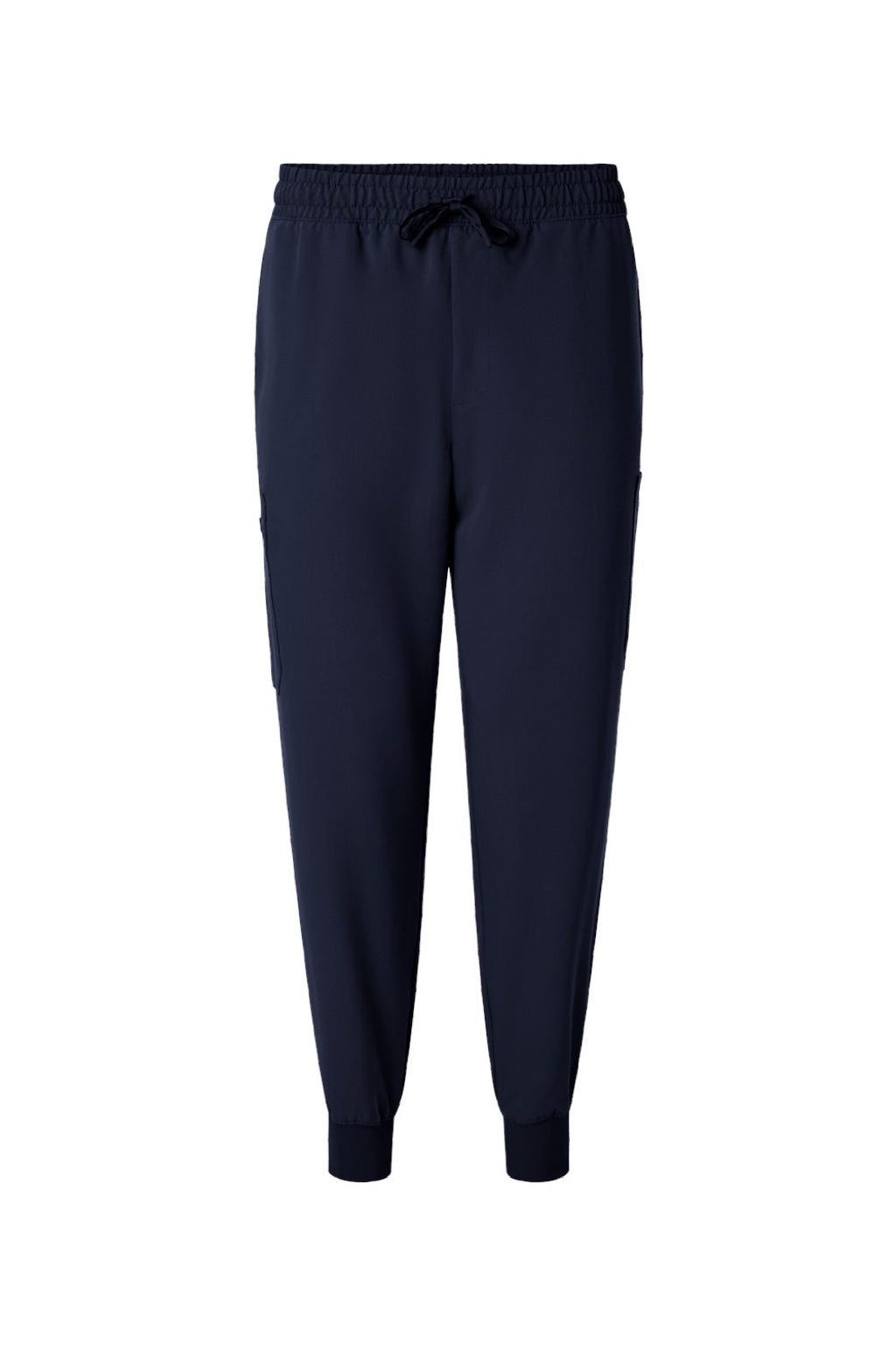 Jaanuu M20002 Unisex Osmo 8 Pocket Scrub Jogger Pants Midnight Navy Blue Flat Front