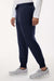 Jaanuu M20002 Unisex Osmo 8 Pocket Scrub Jogger Pants Midnight Navy Blue Model Side