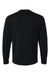 Jaanuu M30002U Mens RegenX Underscrub Long Sleeve Crewneck T-Shirt Black Flat Back