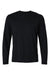 Jaanuu M30002U Mens RegenX Underscrub Long Sleeve Crewneck T-Shirt Black Flat Front