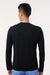 Jaanuu M30002U Mens RegenX Underscrub Long Sleeve Crewneck T-Shirt Black Model Back