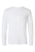 Jaanuu M30002U Mens RegenX Underscrub Long Sleeve Crewneck T-Shirt White Flat Front