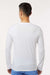 Jaanuu M30002U Mens RegenX Underscrub Long Sleeve Crewneck T-Shirt White Model Back