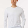 Jaanuu Mens RegenX Underscrub Moisture Wicking Long Sleeve Crewneck T-Shirt - White - New