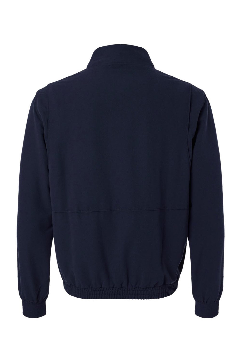 Jaanuu M60001 Unisex Wolfe Everyday 6 Pocket Full Zip Scrub Jacket Midnight Navy Blue Flat Back
