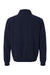 Jaanuu M60001 Unisex Wolfe Everyday 6 Pocket Full Zip Scrub Jacket Midnight Navy Blue Flat Back