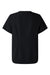 Jaanuu W10001 Unisex Rhena Essential 1 Pocket V-Neck Scrub Top Black Flat Back