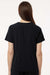Jaanuu W10001 Unisex Rhena Essential 1 Pocket V-Neck Scrub Top Black Model Back