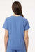 Jaanuu W10001 Unisex Rhena Essential 1 Pocket V-Neck Scrub Top Ceil Blue Model Back