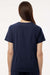 Jaanuu W10001 Unisex Rhena Essential 1 Pocket V-Neck Scrub Top Midnight Navy Blue Model Back