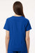 Jaanuu W10001 Unisex Rhena Essential 1 Pocket V-Neck Scrub Top Royal Blue Model Back
