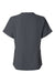 Jaanuu W10003 Unisex Calix Fit & Flare V-Neck Scrub Top Carbon Grey Flat Back