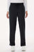 Jaanuu W20001/W2001P Unisex Xenos Essential Knit Waist Scrub Pants Black Model Front