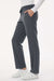 Jaanuu W20001/W2001P Unisex Xenos Essential Knit Waist Scrub Pants Carbon Grey Model Side