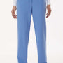 Jaanuu Womens Xenos Essential Knit Waist Moisture Wicking Scrub Pants w/ Pockets - Ceil Blue - New