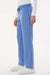 Jaanuu W20001/W2001P Unisex Xenos Essential Knit Waist Scrub Pants Ceil Blue Model Side