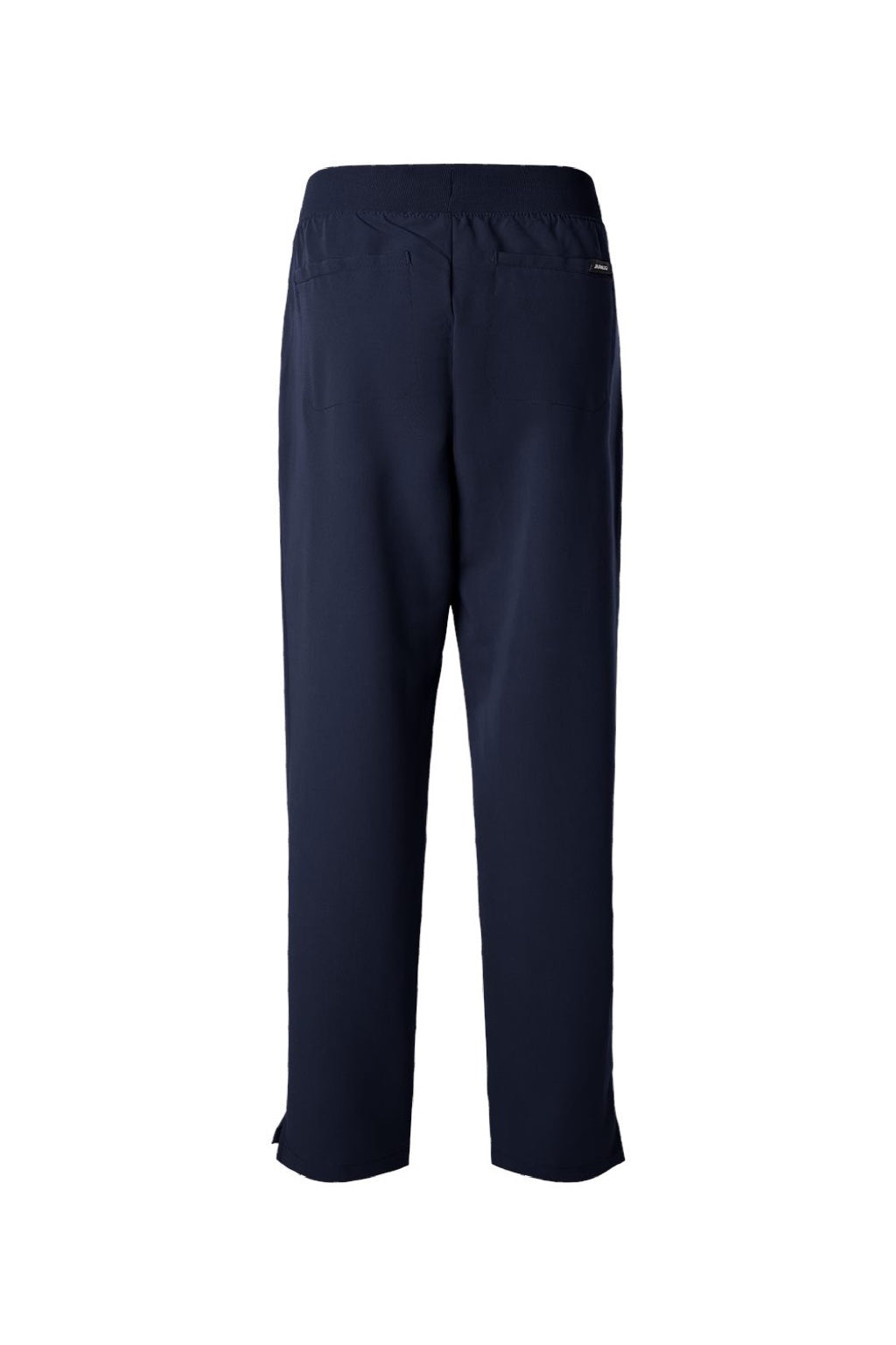 Jaanuu W20001/W2001P Unisex Xenos Essential Knit Waist Scrub Pants Midnight Navy Blue Flat Back