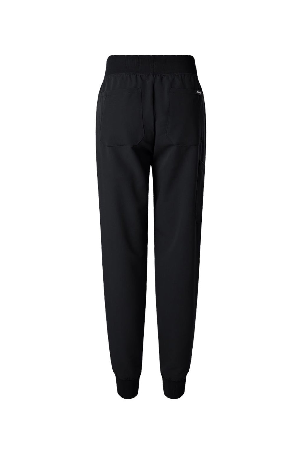 Jaanuu W20003/W2003P Unisex Silex Knit Waist Scrub Jogger Pants Black Flat Back