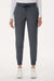 Jaanuu W20003/W2003P Unisex Silex Knit Waist Scrub Jogger Pants Carbon Grey Model Front