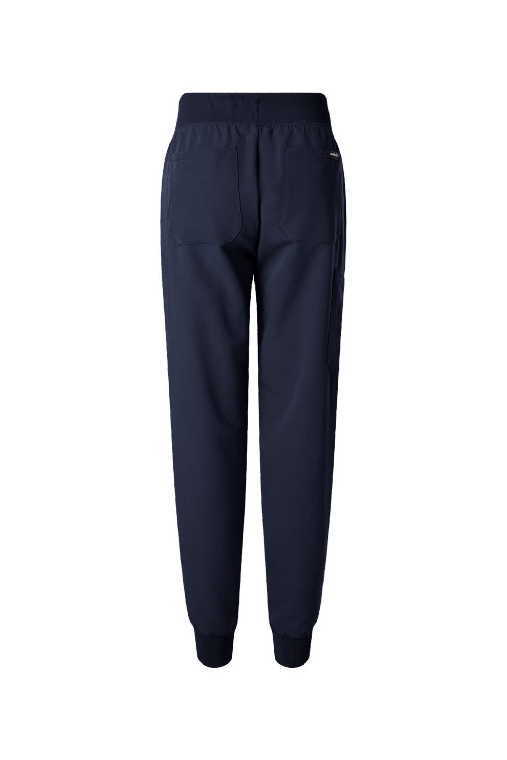 Jaanuu W20003/W2003P Unisex Silex Knit Waist Scrub Jogger Pants Midnight Navy Blue Flat Back