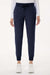 Jaanuu W20003/W2003P Unisex Silex Knit Waist Scrub Jogger Pants Midnight Navy Blue Model Front