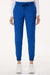 Jaanuu W20003/W2003P Unisex Silex Knit Waist Scrub Jogger Pants Royal Blue Model Front